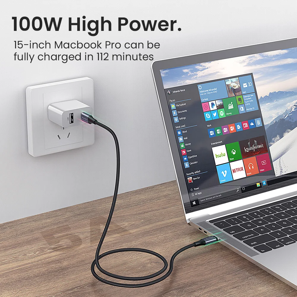 PD 60 Вт/100 Вт USB C к Type кабель для Xiaomi Redmi Note 8 Pro Быстрая зарядка 4 0 MacBook Кабель передачи