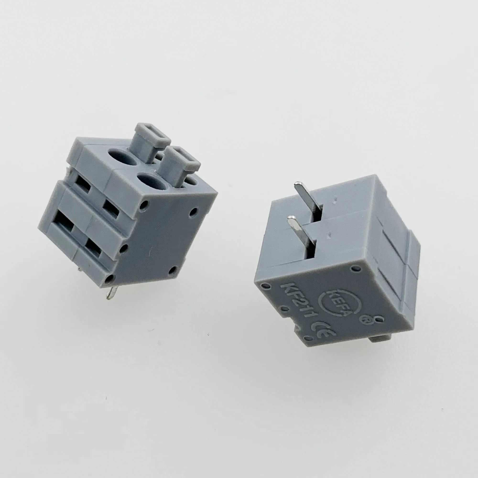 KF211V 5,0 2P~ 12P PCB Пружинные клеммные блоки DG211V 5,0 мм 2PIN~ 12PIN Феникс контакт DEGSON KEFA