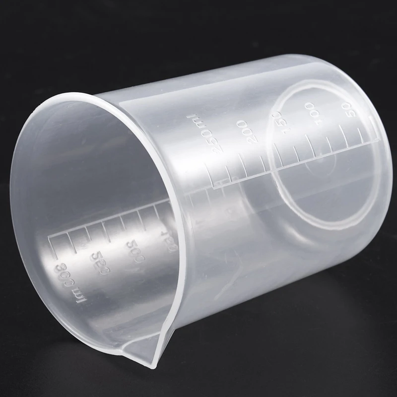 

Clear White Plastic 250mL Measuring Cup Beaker for Flour Liquid