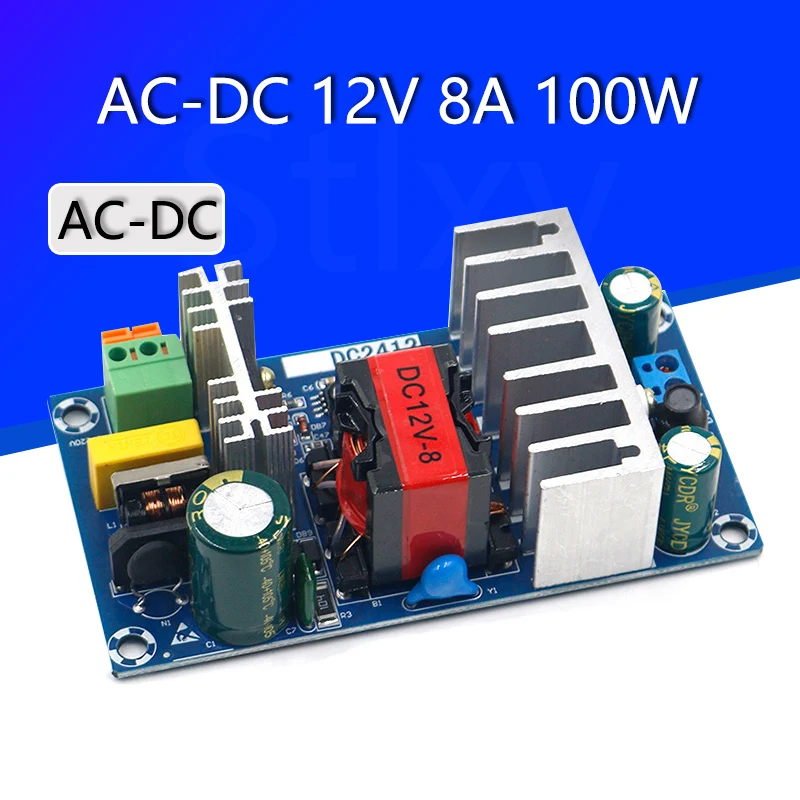 AC-DC 12 В 8A 100 Вт импульсный блок питания печатная плата C Импульсный AC 110 220 |