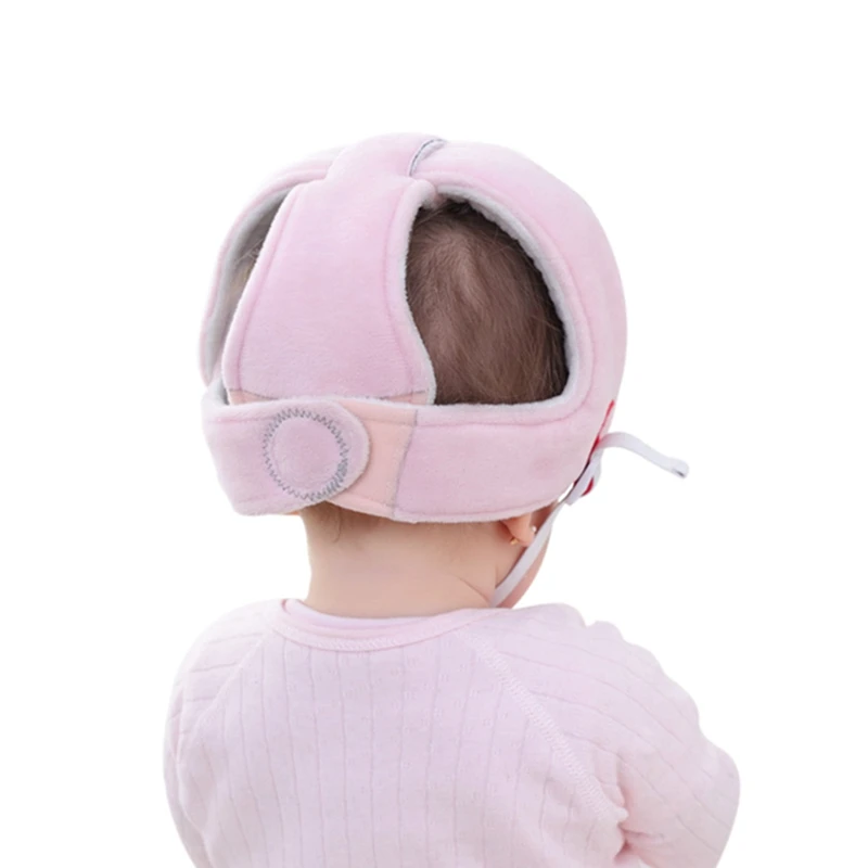 

Baby Protective Soft Helmet Head Hat Toddler Drop Crash Cap Shatter-resistant Safety Soft Walking Running Caps 0-3T