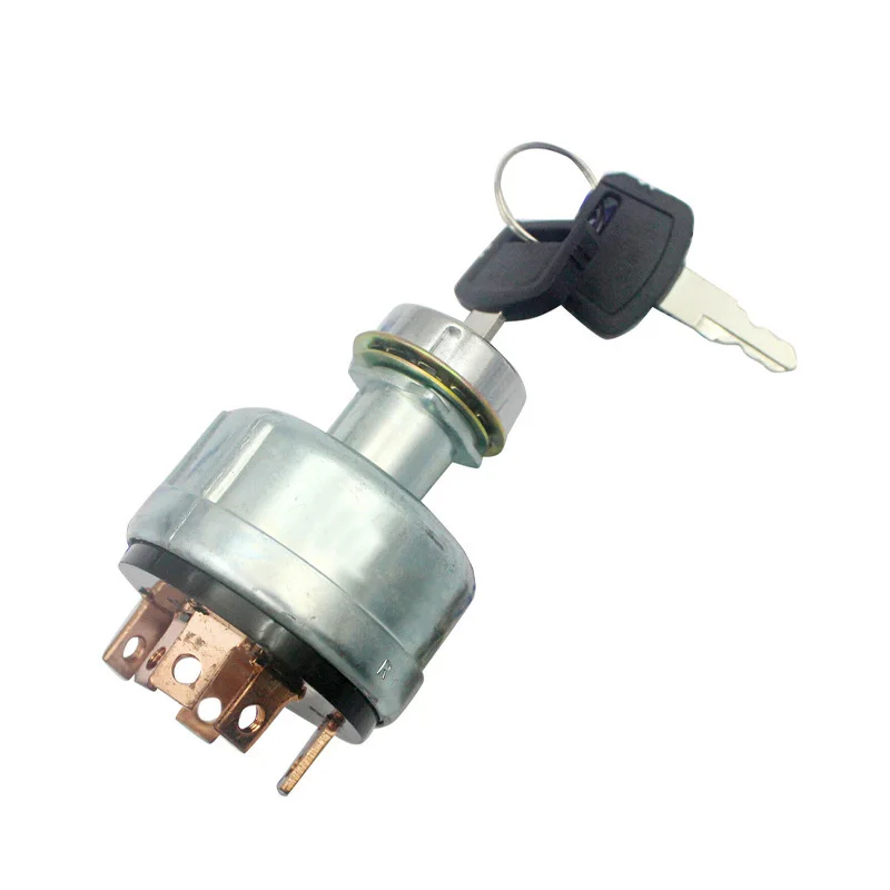 

EX200 EX200-1 Lgnition Switch Key Starter For Hitachi Excavator EX200-1 With 6 Pins 2 Keys
