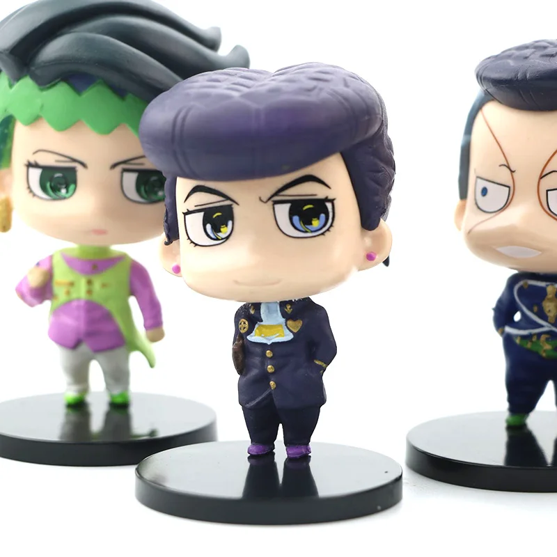 JoJo Bizarre Adventure Action Figures Kujo Jotaro Anime Model Koichi Hirose Cartoon Figurine Nijimura Okuyasu Collectible Doll | Игрушки и