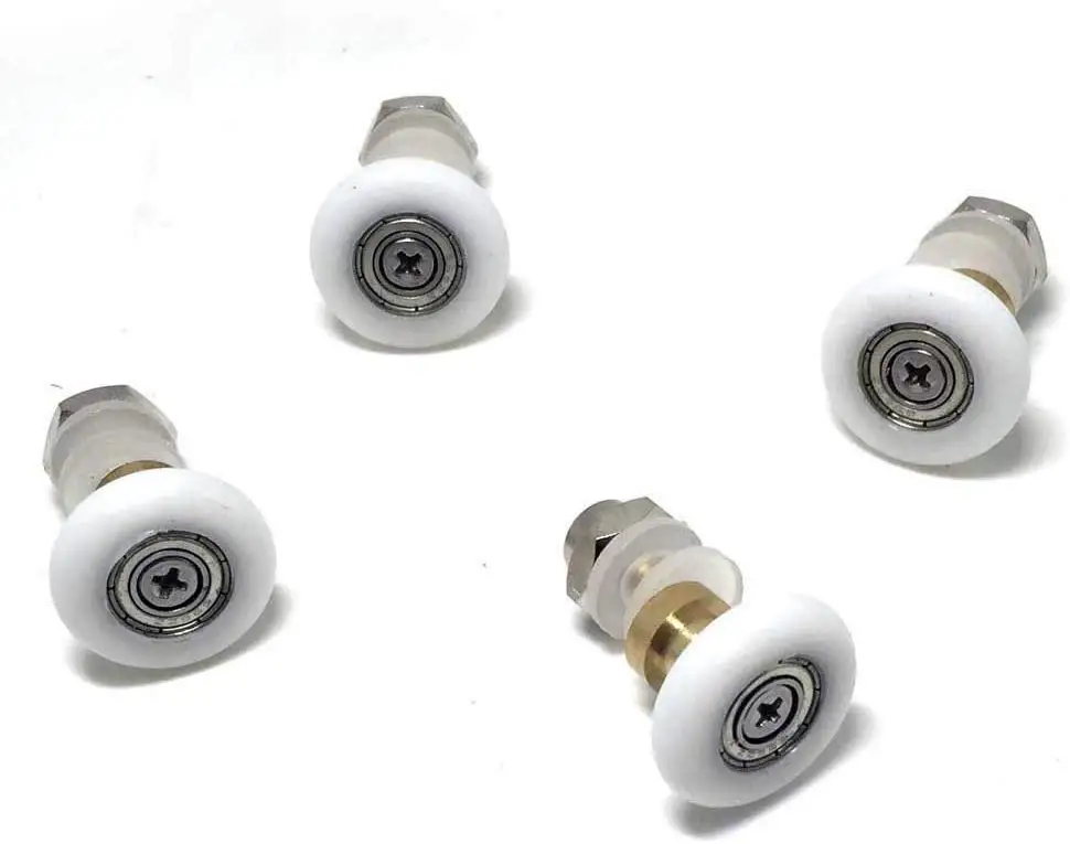 4 шт./компл. 25 мм душевая кабина Раздвижная стеклянная дверь шкив колесо латунный