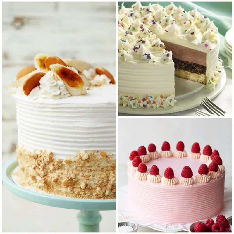 Пластиковая подставка для торта вращающаяся Антискользящая круглая тарелка