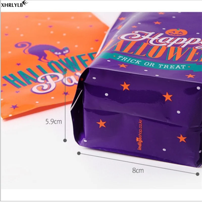 XHRLYLB плоский Карманный мультяшный мешок для печенья Хэллоуина сумка конфет