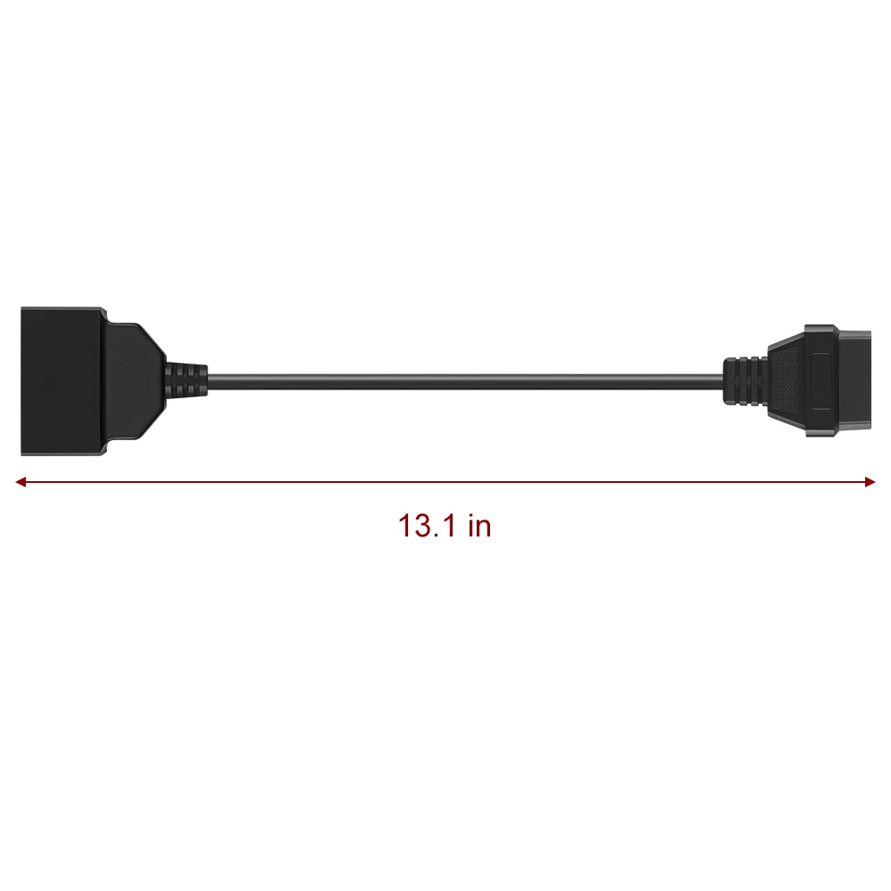 Диагностический кабель OBD2 переходник с 22 Pin на 16 для BMW Audi AMG Mercedes VW Skoda Honda Nissan Toyota