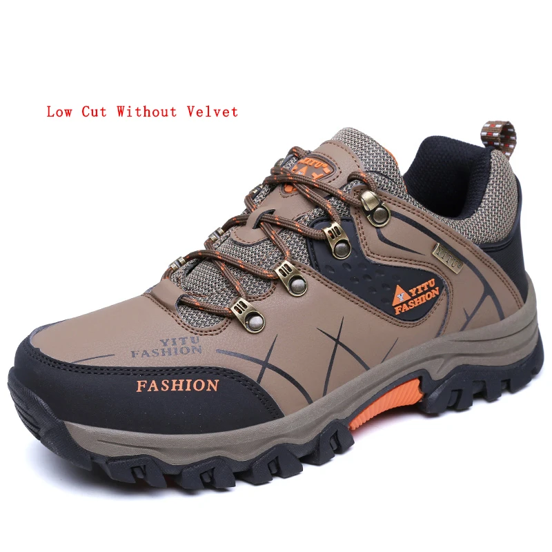 8517-Khaki HYFMWZS красовки тактические ботинки новые мужские походные ботинки дышащая Уличная обувь Мужская Нескользящая походная обувь мужская горная обувь - Цвет: 8517-Khaki