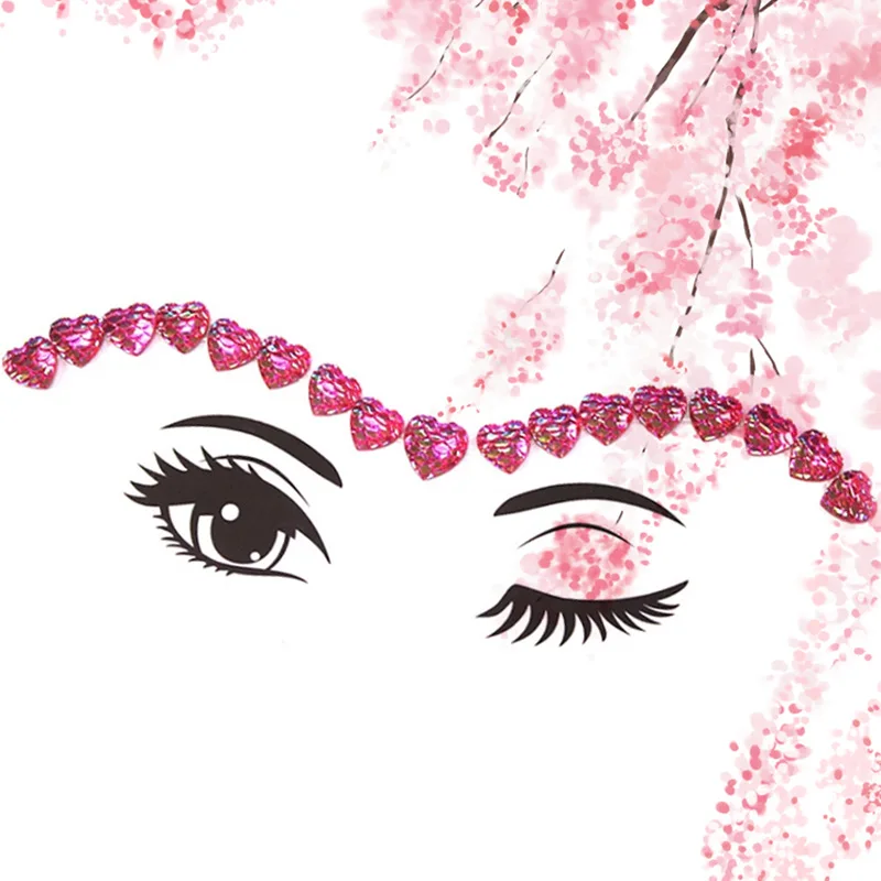 Уход за кожей лица Стикеры драгоценных камней плоская задняя часть наклейки со