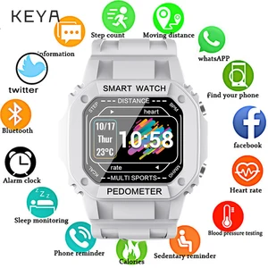 new i2 smart watch men sports fitness waterproof ip67 heart rate music control alarm clock reminder smartwatch for xiaomi huawei free global shipping