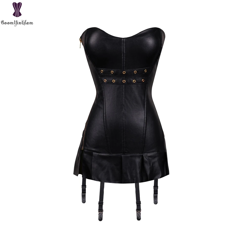 Модные платья Basquse Corselet Клубные костюмы стимпанк корсетное платье сексуальное
