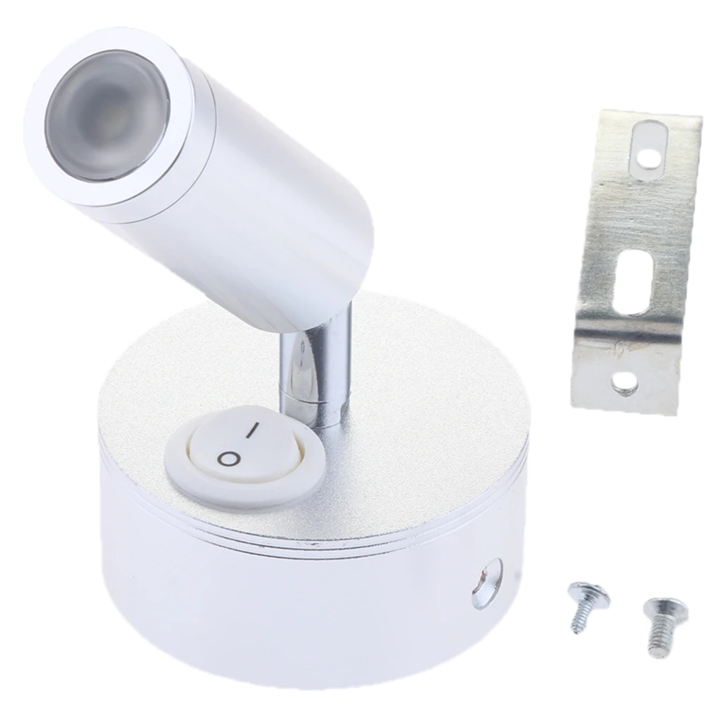 

12V 3W Adjustable LED Bedside Reading Light Wall Mount Lamp