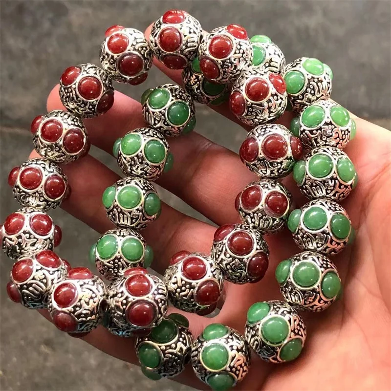 Лидер продаж модные ювелирные изделия из натурального серебра Ibetan ручной работы