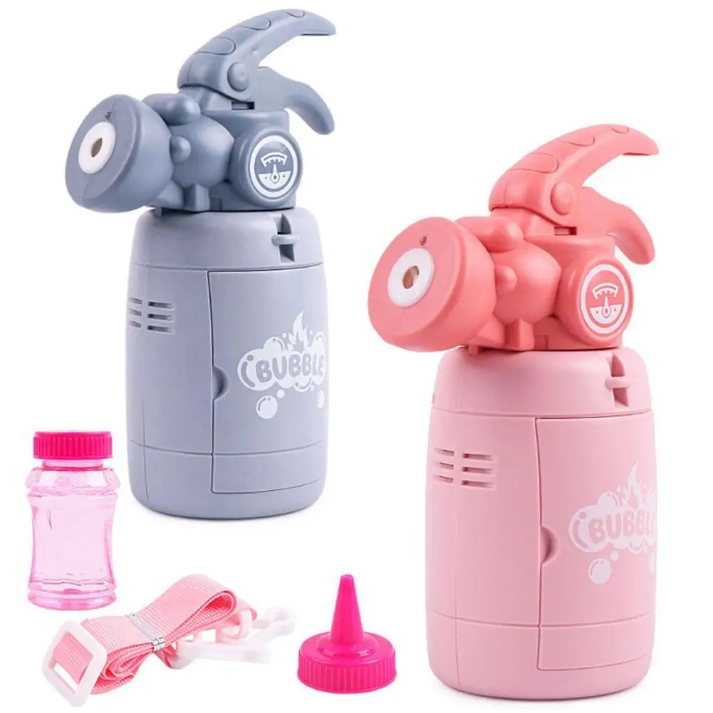 

Electric Bubble Gun Automatic Blower Toy Wands Fire Extinguisher Machine Bubble Maker Kids Children Summer Outdoor Toy
