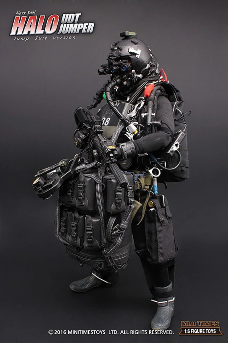 Мини-игрушки M0041/6 темно-синий США морской уплотнитель HALO UDT джемпер полный набор коллекционные игрушки подарок