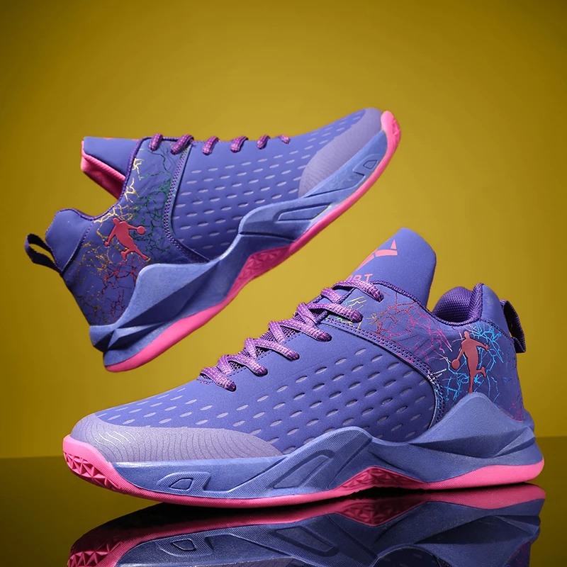 

Men Basketball Shoes Unisex Couple Street Basketball Culture Sports Shoes High Quality Sneakers Shoes For Women Big Size 35-45