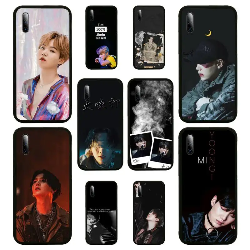 

Agust D suga pop Phone Case For Huawei P10 20 30 40 lit 2017 pro SMART 2019 nax fundas cover