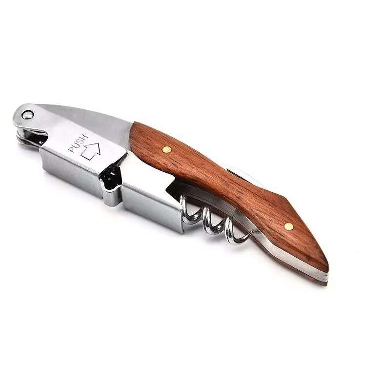 

High Files Grape Red Wine Bottle Opener Stainless Steel Wire Drill Screwdriver Beer Bottle Opener A Hippocampus Knife Can