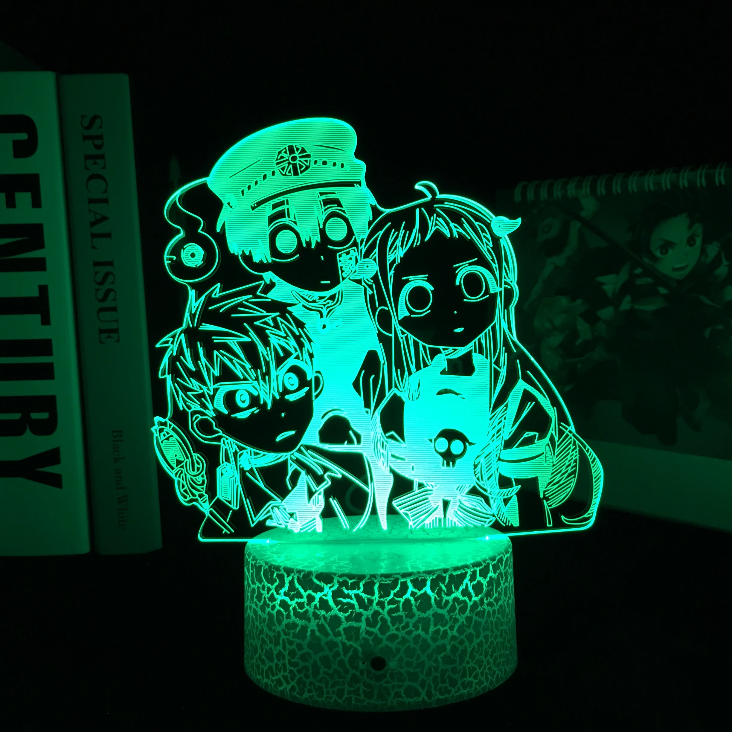 

Anime Toilet Bound Hanako Kun LED Colorful Night Light Manga Hanako Gift Acrylic 3D Lamp for Bedroom Decor Nightlight