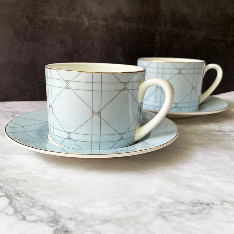 Высококачественная кофейная чашка из костяного фарфора Европейский набор