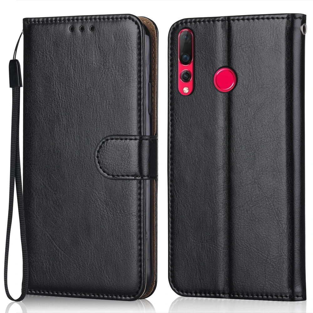 Роскошный кожаный чехол-книжка для Huawei Nova 4, женский, флип-чехол для телефона с подставкой