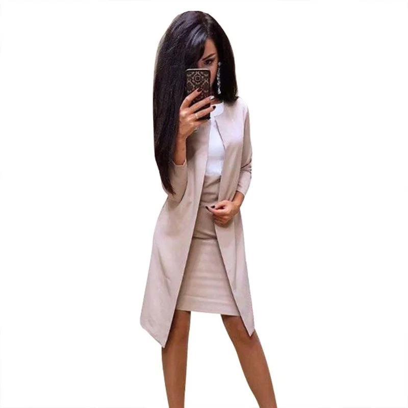 

2021 Women Mini Skirt Blazer Woman Sexy Slim Blazer Mini Skirts Black Jacket Autumn and Winter Sexy Lady OL Suit Set Workwear