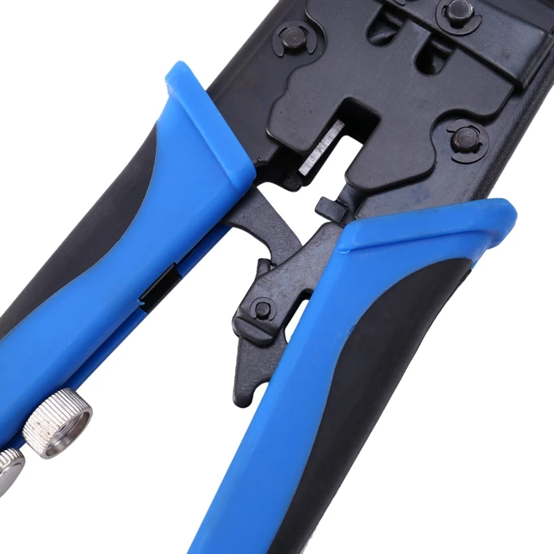 

1pc Durable Coax Compression Crimper Tool BNC/RCA/F Crimp Connector RG59/58/6 Cable Wire Cutter Adjustable Crimping Plier Promot