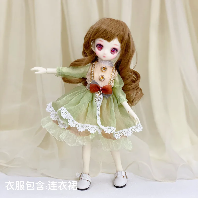 Одежда в стиле Лолиты для аксессуаров кукол 1/6BJD подходит кукольного костюма 28 см