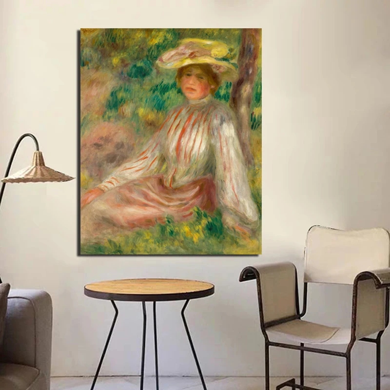 Пьер Огюст Ренуар Холст Живопись Печать Гостиная Украшение дома Современное