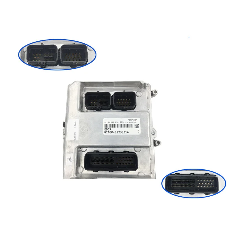 

Original New Computer Board ECU 0281020076 G2100-3823351A EDC7 for Yuchai Engine Yutong Bus