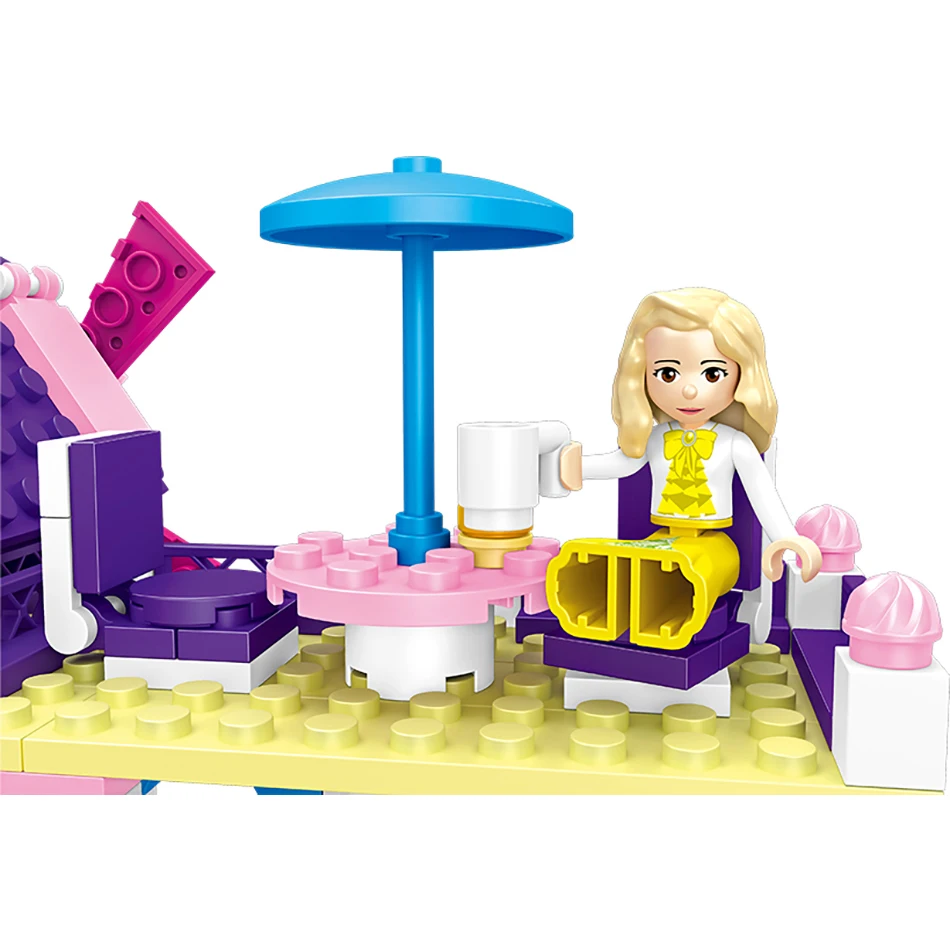 237 шт Малый строительные блоки совместимые с Legoe мельница Десерт Дом Игрушки для