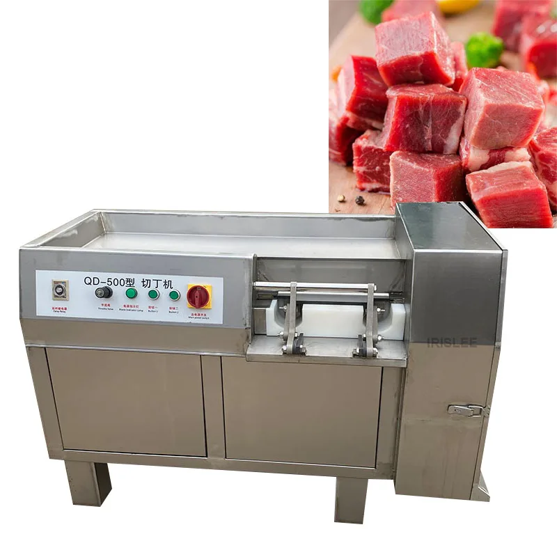 Машина для нарезки мясных кубиков по заводской цене / многофункциональная машина для обработки нарезки кубиков.