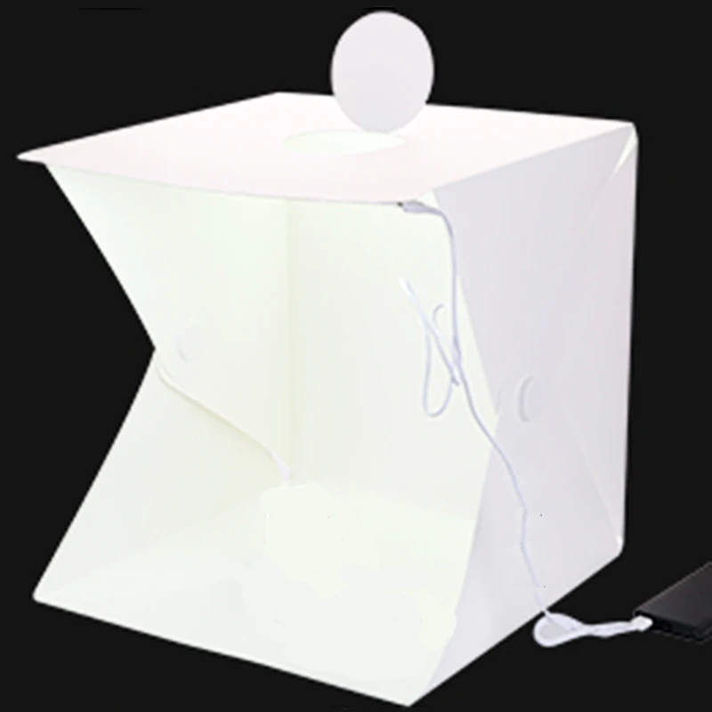 Baolyda мини студийный светильник ing Kit 2 светодиодный трубка коробка 40*40 для