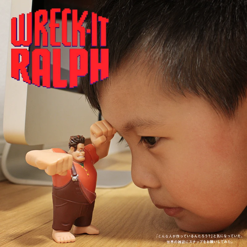 Disney Wreck-It Ральф фигурка Забавная Ральфа кукла игрушка рука вращающаяся подарок на