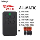 ALLMATIC коричневый красный bro.over Pass Minipass 433,92 дистанционное управление гаражной двери дистанционное управление 433 МГц непрерывный код