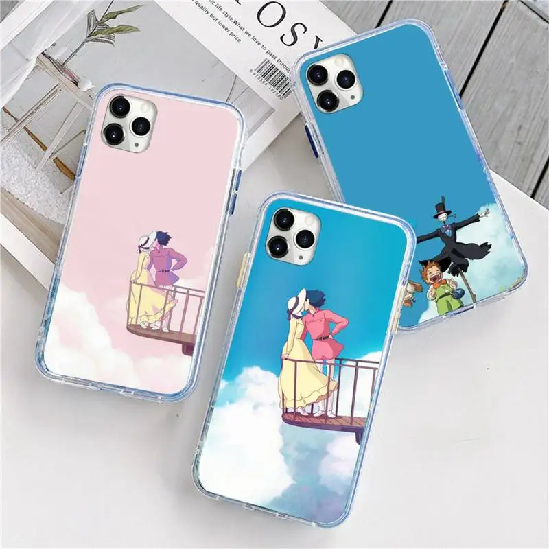 

Howls Moving Castle Phone Case For iphone 12 5 5s 5c se 6 6s 7 8 plus x xs xr 11 pro max mini