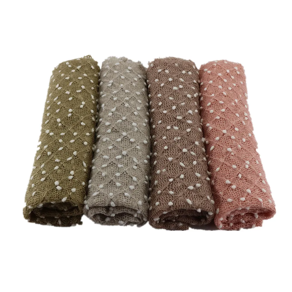 150x100 см шапка с помпоном вязаная оберточная ткань для фотосъемки новорожденных