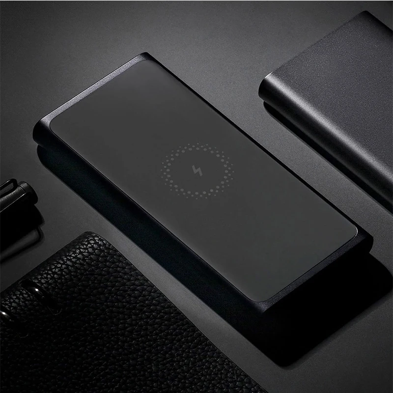 Xiao mi Беспроводной внешний аккумулятор 10000 мАч PLM11ZM usb type C Qi Быстрое беспроводное