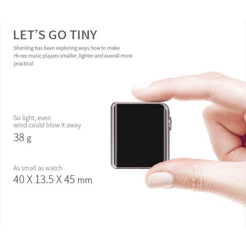 SHANLING M0 ES9218P 384 кГц Bluetooth AptX LDAC DSD MP3 DAC Type C мини портативный музыкальный плеер Hi Res
