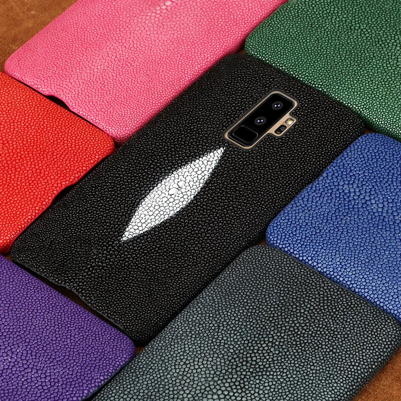 Натуральная кожа анти-осень половина-пакет чехол для телефона samsung Galaxy S8plus S9 S9plus