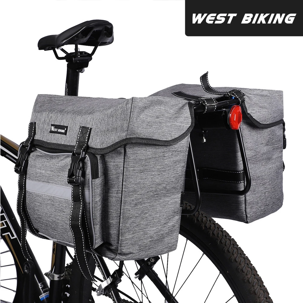 28L держатель для велосипеда сумки велосипед двойные задние стойки багажник панье