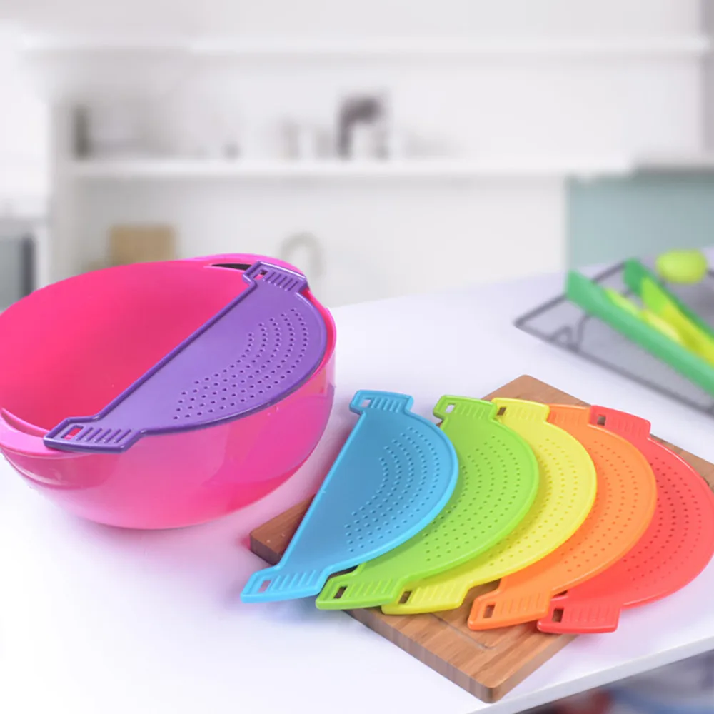 Кухня дополнительные пластиковые оснастки и прочный промывка риса сито овощи