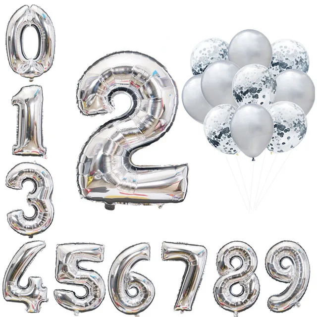 Набор воздушных шаров из фольги 11 шт.|Воздушные шары и аксессуары| |