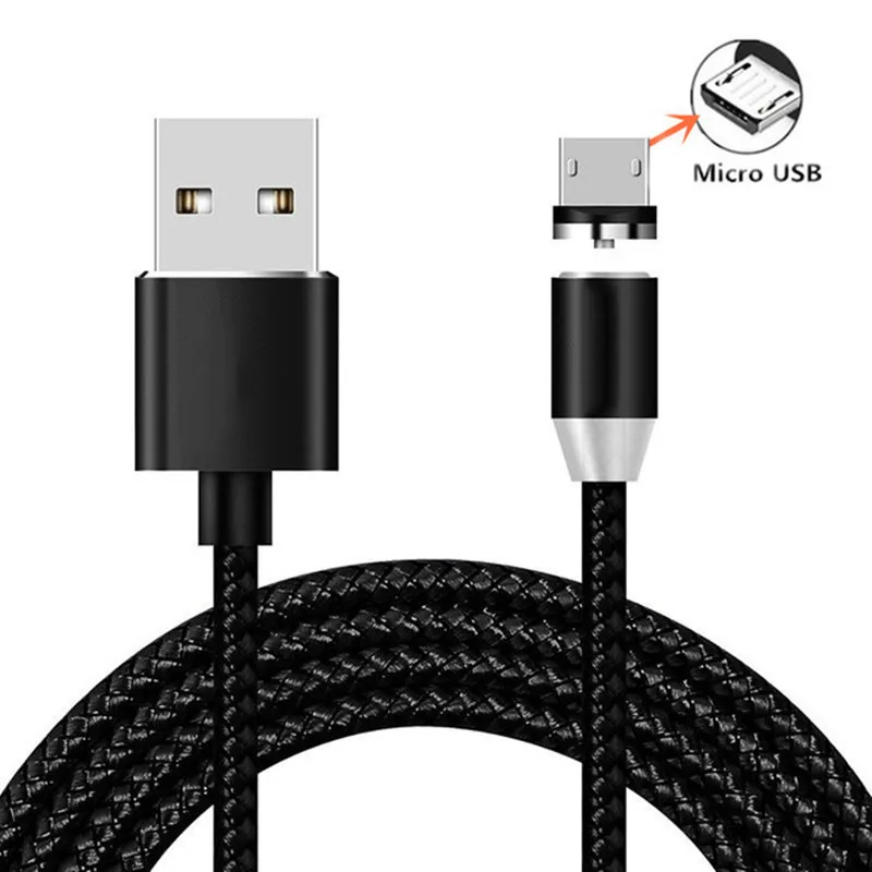 Настенный адаптер для быстрой зарядки Магнитный зарядный кабель Micro usb Samsung A10 J7