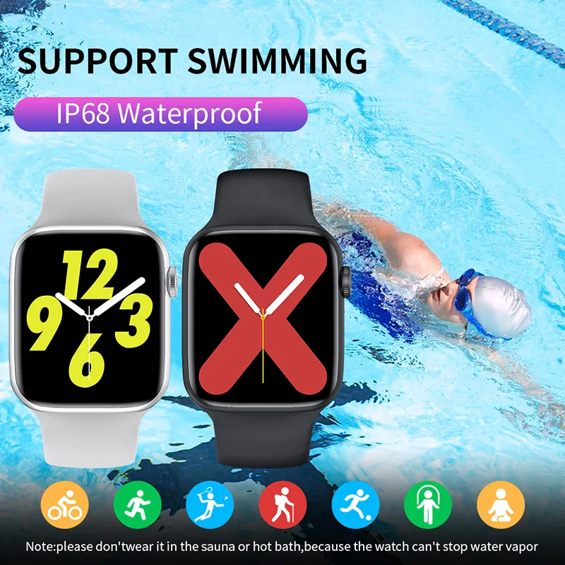 2021 smart watches iwo w26 men women smartwatch bluetooth call ecg heart rate monitor sports fitness bracelet for apple android free global shipping