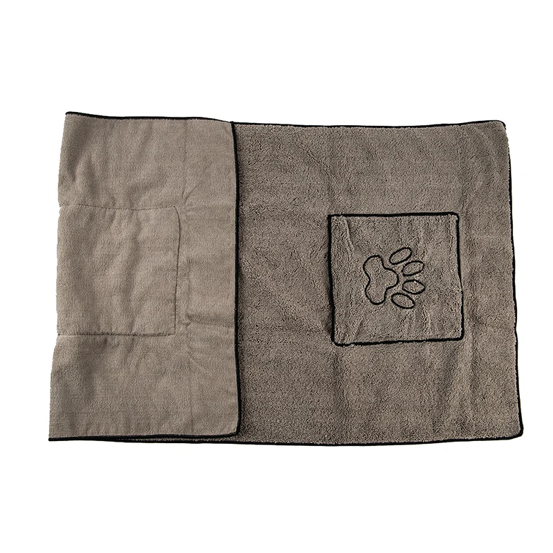 

Dogs Cats Fashion Bath Towel Microfiber Absorbent Towels For Nano Fiber Quick-drying Bath Towel Car Wiping Cloth Pet Supplies