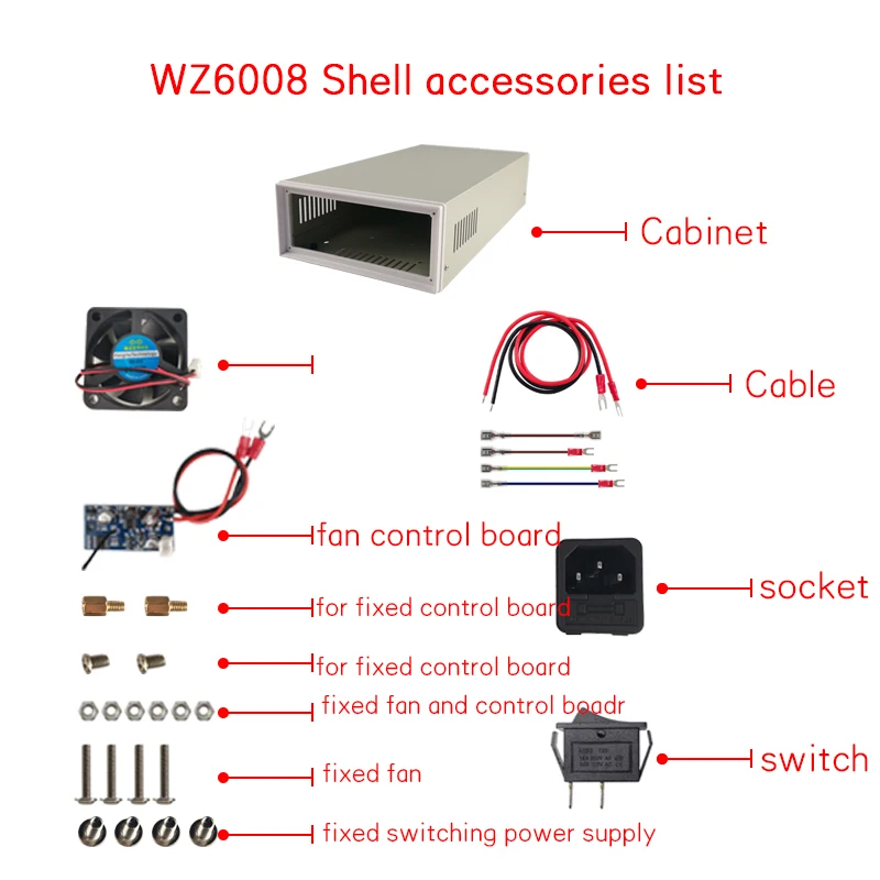 Цифровой преобразователь постоянного тока WZ6008 регулируемый лабораторный