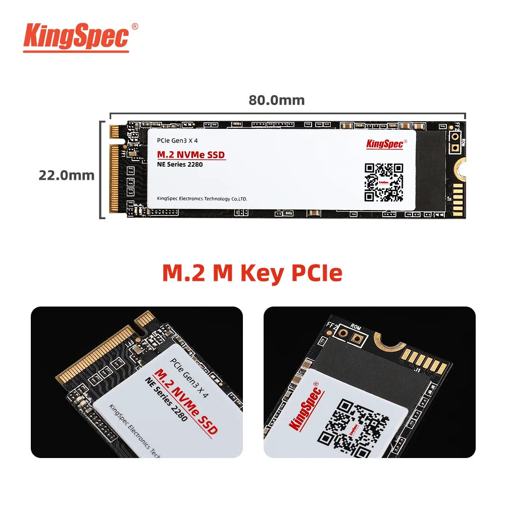 

KingSpec M2 SSD M.2 PCIE SSD M2 256GB NVME 2280 Internal disk 512 GB Solid State Drive for laptop netbook