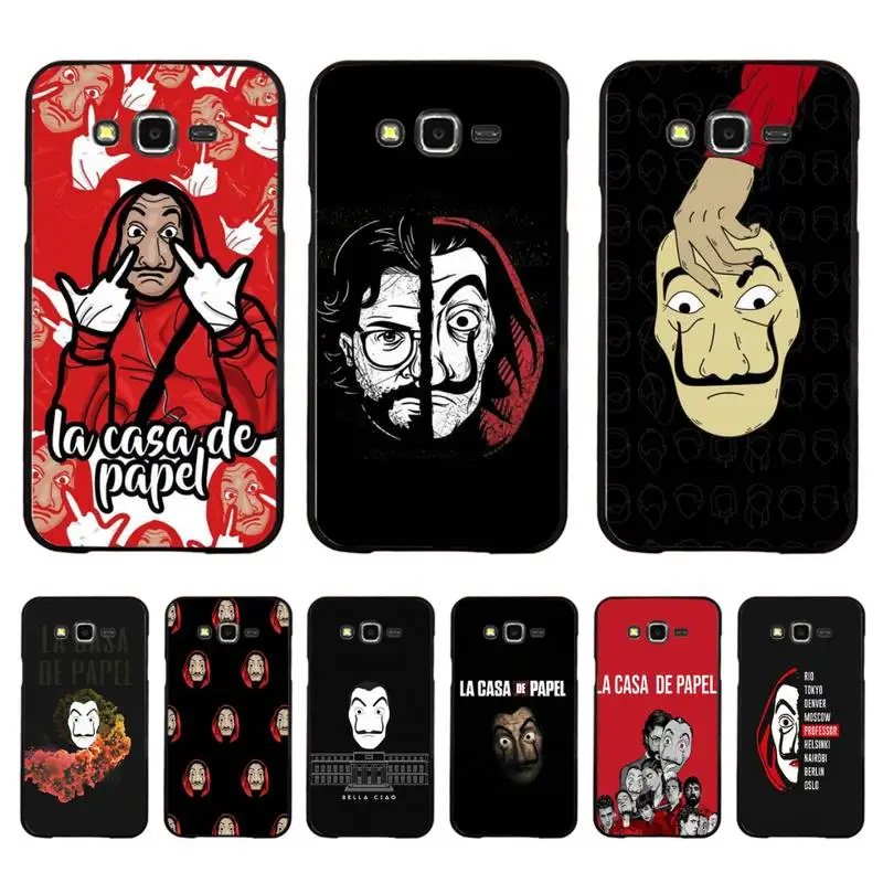 

Spain TV Money Heist House Paper La Casa de papel Phone Case For Samsung Galaxy J 4plus J6 J5 J72016 J7prime 7Core J6plus