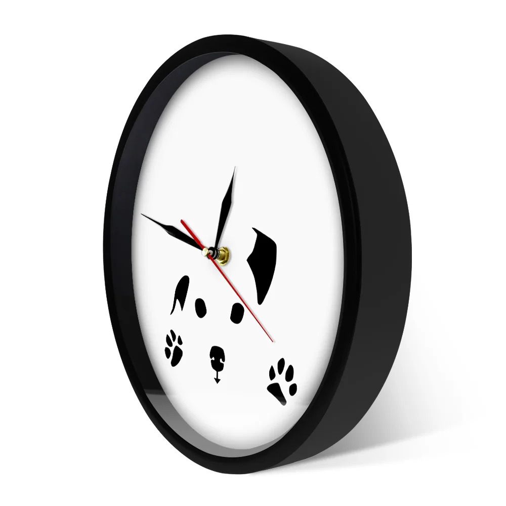 Настенные часы для подглядывания собак абстрактные настенные домашний декор